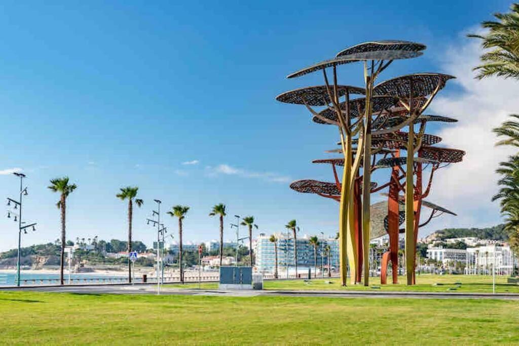 Apartamento Estudio Con Vistas Al Mar La Pineda Exterior foto